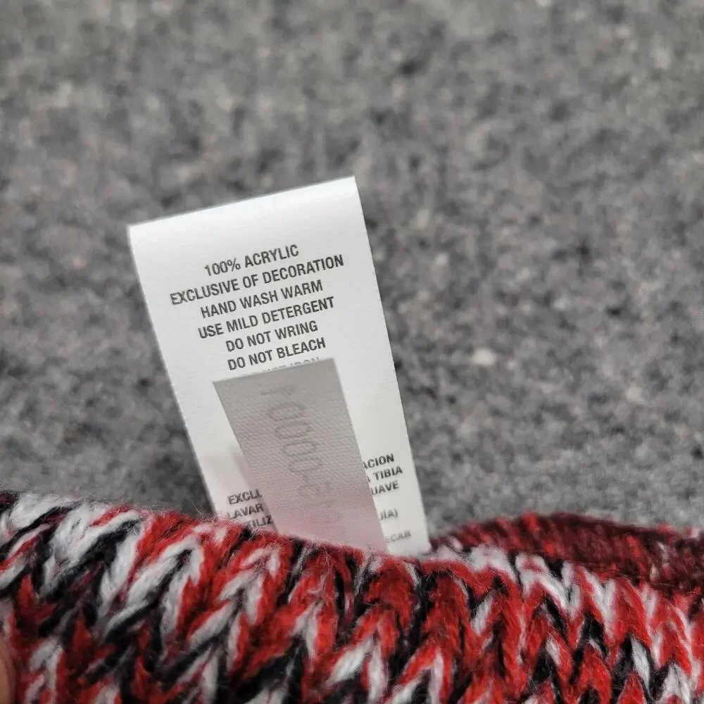 Oklahoma Sooners Scarf Adult Foco Collegiate Winter OU Knit Neckerchief 60